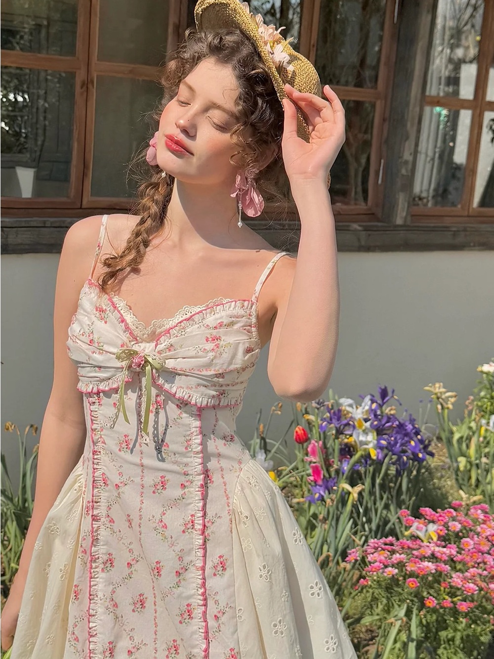 NEW LaceMade Rose Shaved Ice Dress Size S - Picture 3 of 9
